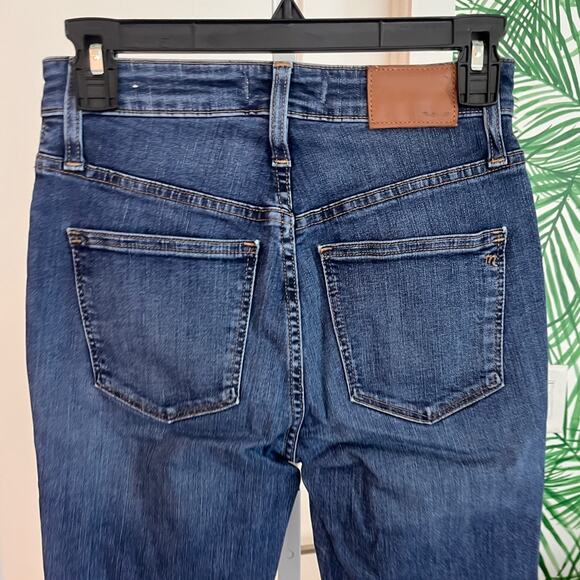 Madewell Curvy High Rise Skinny Jeans Dark Wash 26P - Picture 8 of 14